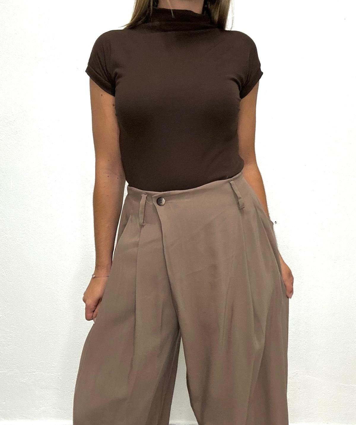 PANTALON PALAZZO CRUZADO